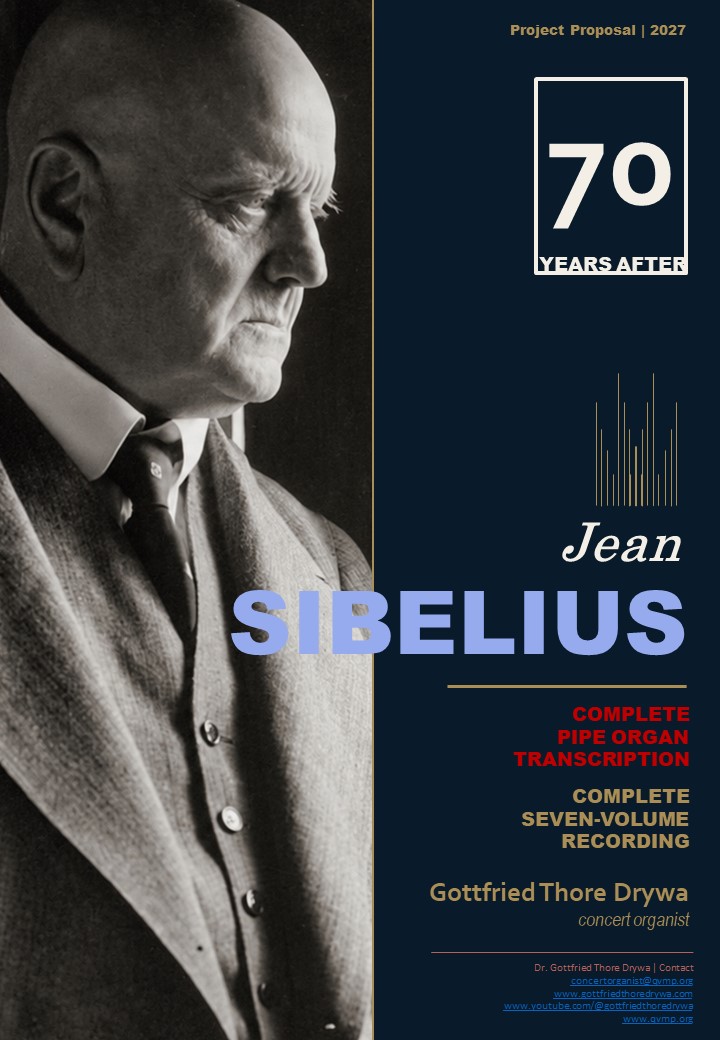 Quatrième de couverture de la présentation du projet Sibelius